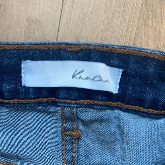 Kancan button fly distressed raw hem jean size 15 / 31 - Picture 12 of 17